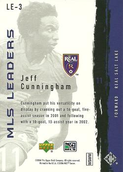 2006 Upper Deck MLS - Leaders #LE-3 Jeff Cunningham Back