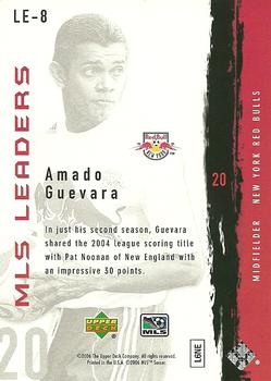 2006 Upper Deck MLS - Leaders #LE-8 Amado Guevara Back