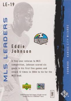 2006 Upper Deck MLS - Leaders #LE-19 Eddie Johnson Back