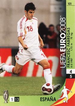 2008 Panini UEFA Euro #101 Cesc Fabregas Front