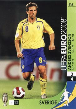 2008 Panini UEFA Euro #115 Anders Svensson Front