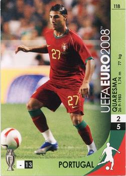2008 Panini UEFA Euro #118 Ricardo Quaresma Front