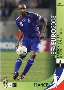 2008 Panini UEFA Euro #120 Patrick Vieira Front