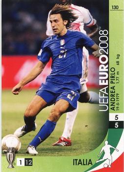 2008 Panini UEFA Euro #130 Andrea Pirlo Front