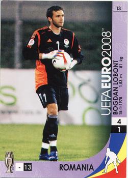 2008 Panini UEFA Euro #13 Bogdan Lobont Front