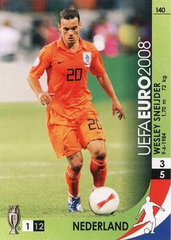 2008 Panini UEFA Euro #140 Wesley Sneijder Front
