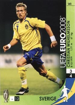 2008 Panini UEFA Euro #141 Christian Wilhelmsson Front