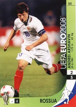 2008 Panini UEFA Euro #151 Andrey Arshavin Front
