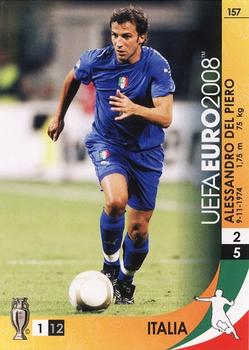 2008 Panini UEFA Euro #157 Alessandro Del Piero Front
