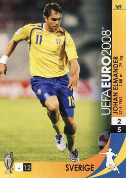 2008 Panini UEFA Euro #169 Johan Elmander Front
