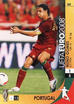 2008 Panini UEFA Euro #189 Nuno Gomes Front
