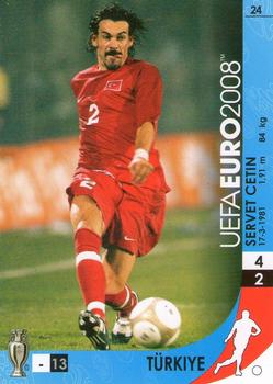 2008 Panini UEFA Euro #24 Servet Cetin Front
