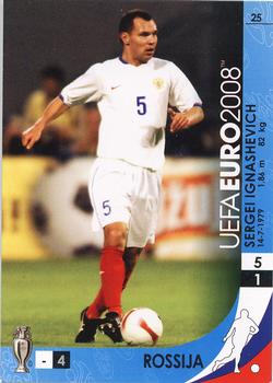2008 Panini UEFA Euro #25 Sergei Ignashevich Front