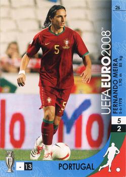 2008 Panini UEFA Euro #26 Fernando Meira Front