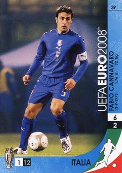 2008 Panini UEFA Euro #39 Fabio Cannavaro Front