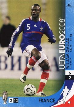 2008 Panini UEFA Euro #44 William Gallas Front
