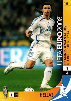 2008 Panini UEFA Euro #188 Ioannis Amanatidis Front