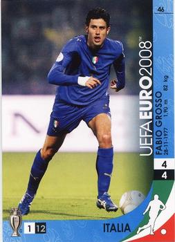 2008 Panini UEFA Euro #46 Fabio Grosso Front