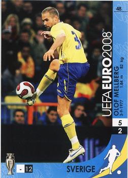 2008 Panini UEFA Euro #48 Olof Mellberg Front