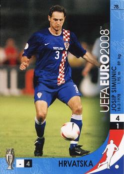 2008 Panini UEFA Euro #78 Josip Simunic Front