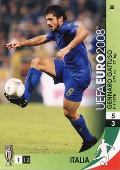 2008 Panini UEFA Euro #88 Gennaro Gattuso Front