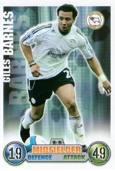 2007-08 Topps Match Attax Premier League Extra #NNO Giles Barnes Front