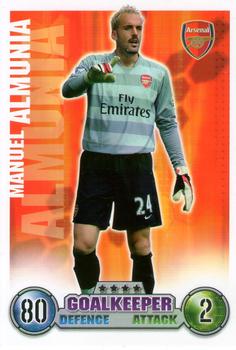 2007-08 Topps Match Attax Premier League Extra #NNO Manuel Almunia Front