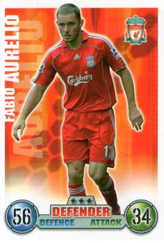 2007-08 Topps Match Attax Premier League Extra #NNO Fabio Aurelio Front