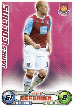 2008-09 Topps Match Attax Premier League Extra #NNO James Collins Front