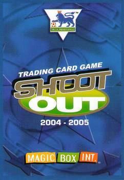 2004-05 Magic Box Int. Shoot Out #NNO Pascal Cygan Back