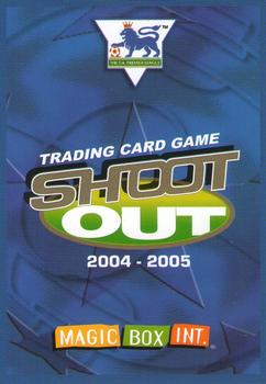 2004-05 Magic Box Int. Shoot Out #NNO Mikael Silvestre Back