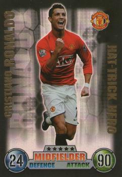 2007-08 Topps Match Attax Premier League Extra - Hat Trick Heroes #NNO Cristiano Ronaldo Front