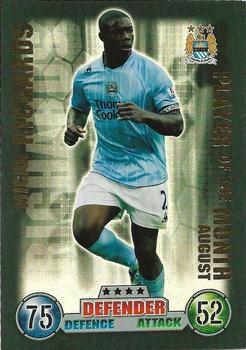 2007-08 Topps Match Attax Premier League Extra - Players of the Month #NNO Micah Richards Front