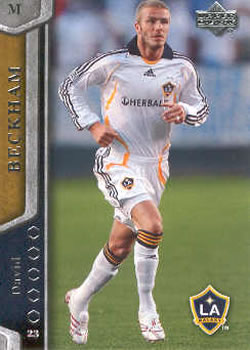 2007 Upper Deck MLS #63 David Beckham Front