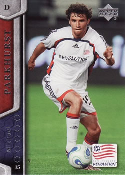 2007 Upper Deck MLS #77 Michael Parkhurst Front
