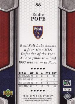 2007 Upper Deck MLS #88 Eddie Pope Back