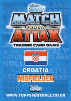 2012 Topps Match Attax Eurostars #7 Niko Kranjcar Back