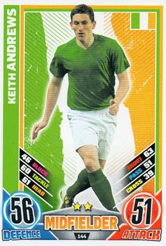 2012 Topps Match Attax Eurostars #144 Keith Andrews Front