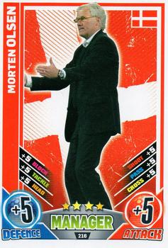 2012 Topps Match Attax Eurostars #216 Morten Olsen Front