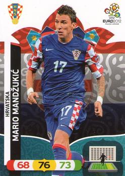 2012 Panini Adrenalyn XL Euro #NNO Mario Mandzukic Front