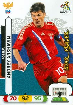 2012 Panini Adrenalyn XL Euro #NNO Andrey Arshavin Front