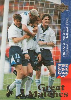 1998 Upper Deck England #55 England vs Holland Front
