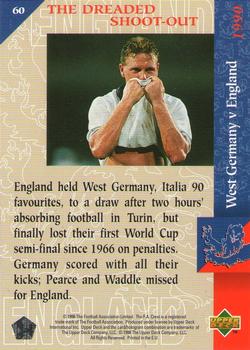 1998 Upper Deck England #60 West Germany vs England Back