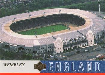 1998 Upper Deck England #76 Wembley Stadium Front