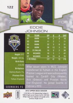2012 Upper Deck MLS #122 Eddie Johnson Back