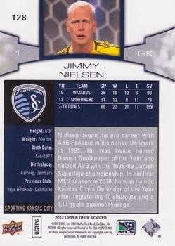 2012 Upper Deck MLS #128 Jimmy Nielsen Back