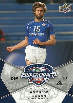 2012 Upper Deck MLS #195 Andrew Duran Front