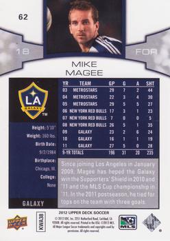 2012 Upper Deck MLS #62 Mike Magee Back