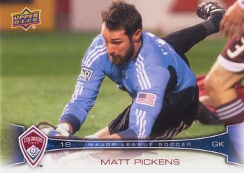 2012 Upper Deck MLS #82 Matt Pickens Front