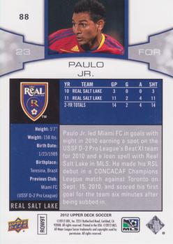 2012 Upper Deck MLS #88 Paulo Jr. Back